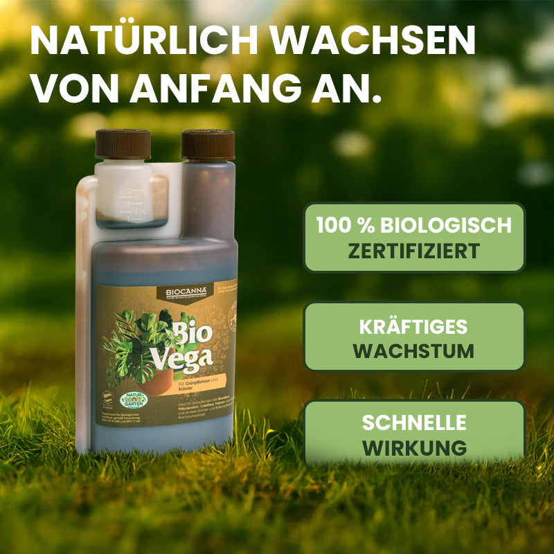 BIOCANNA Bio Vega NPK 3-1-5 – Organischer Flüssigdünger für Grünpflanzen & Kräuter