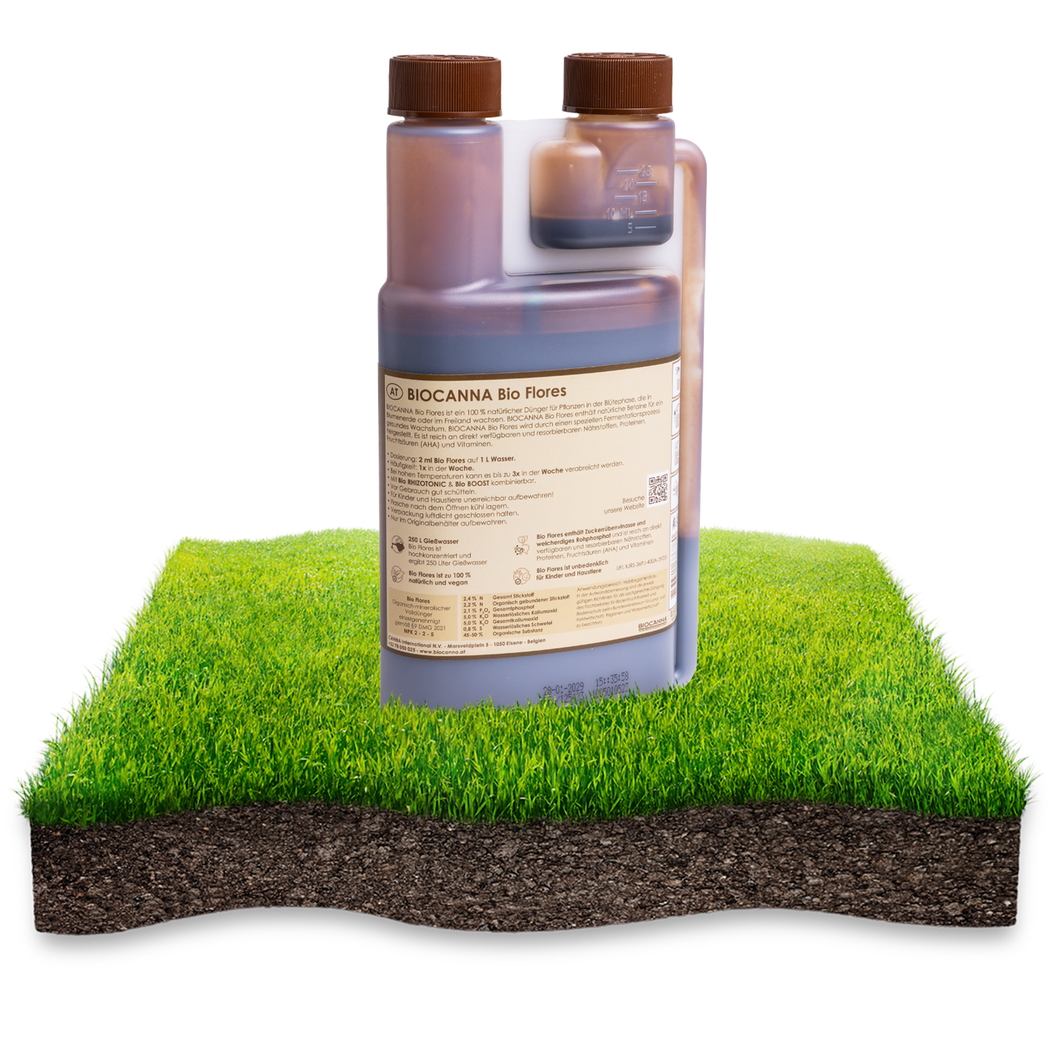 BIOCANNA Bio Flores – Organischer Blütendünger für Erde