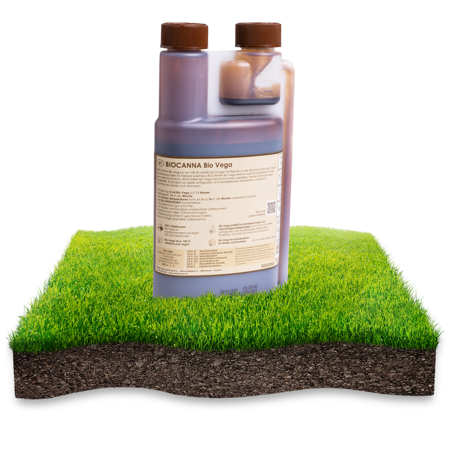 BIOCANNA Bio Vega NPK 3-1-5 – Organischer Flüssigdünger für Grünpflanzen & Kräuter