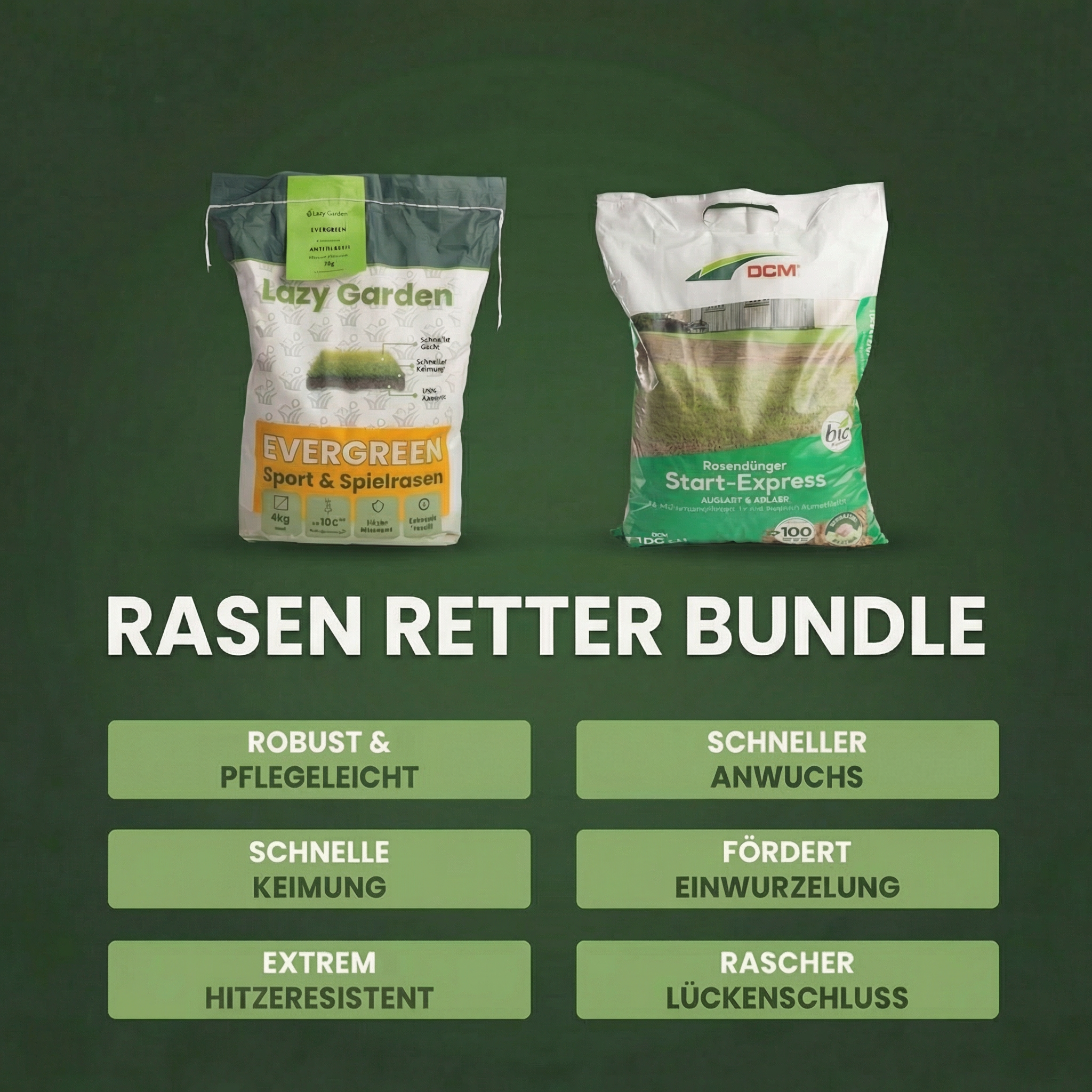Das "Rasen-Retter" Bundle - GRATIS Versand
