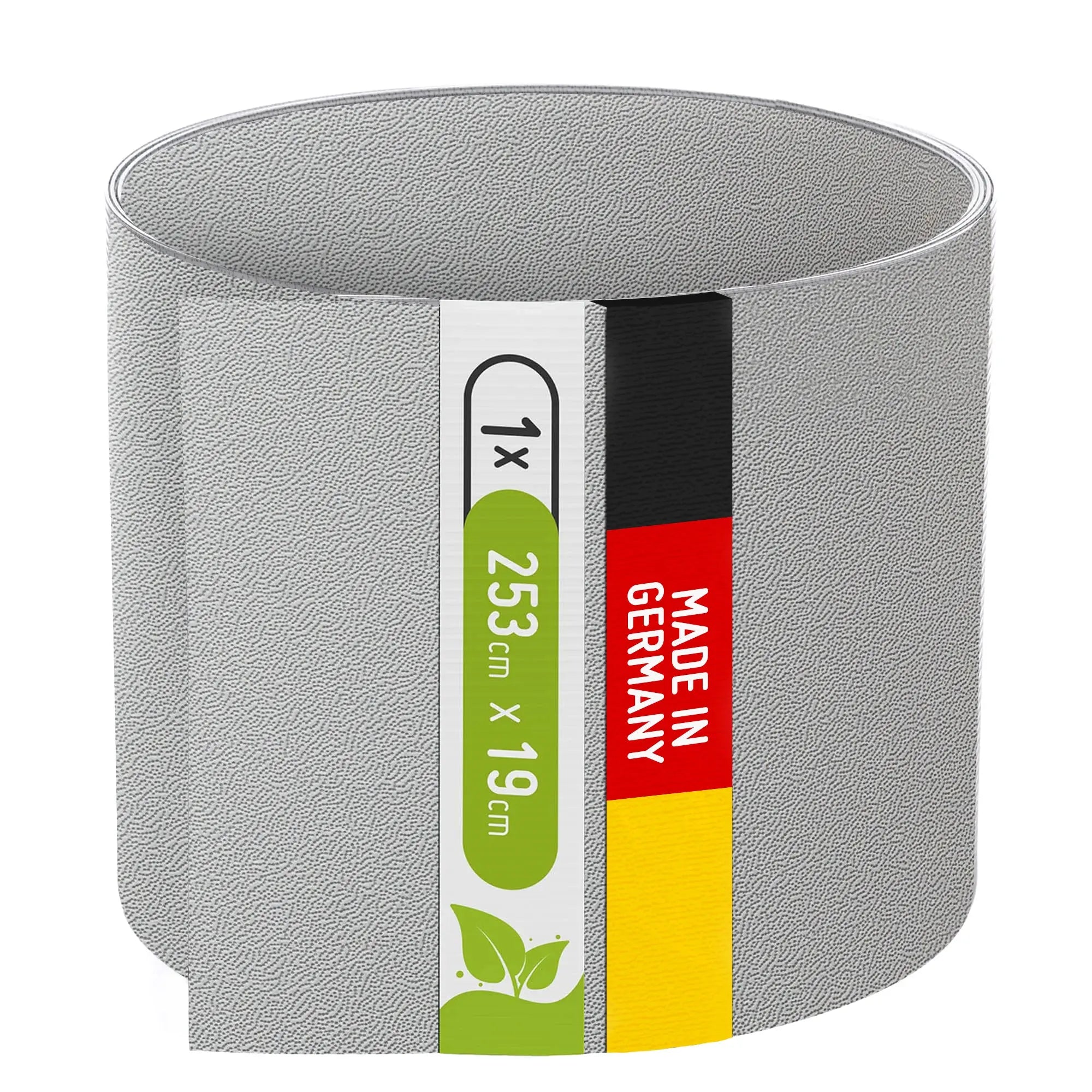 Sichtschutzstreifen | PP| Polypropylen | Lederoptik Grau (RAL 7040) 1 Streifen TerraUno