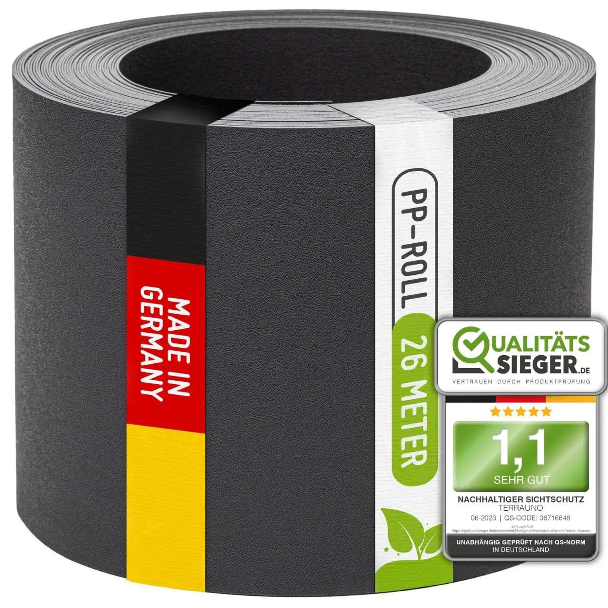 Sichtschutzstreifen | PP| Polypropylen Sichtschutz TerraUno