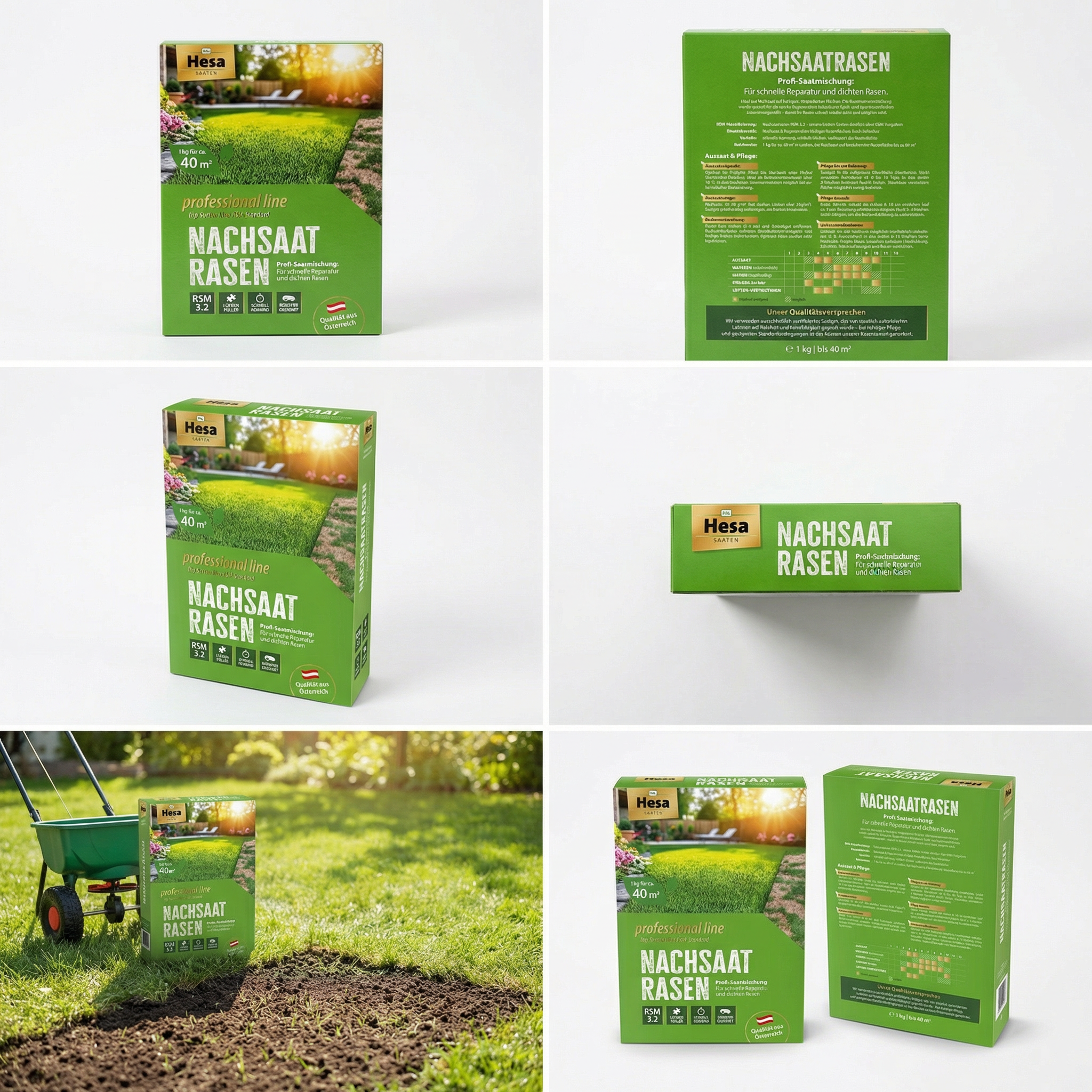 HESA Professional line Nachsaatrasen RSM 3.2, 1 kg