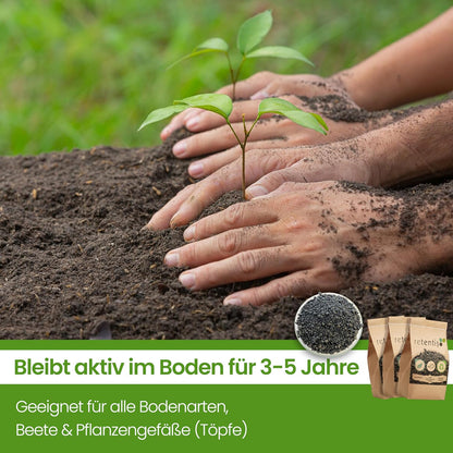 Retentis - bio-zertifiziertes Hydrogel aus Holz