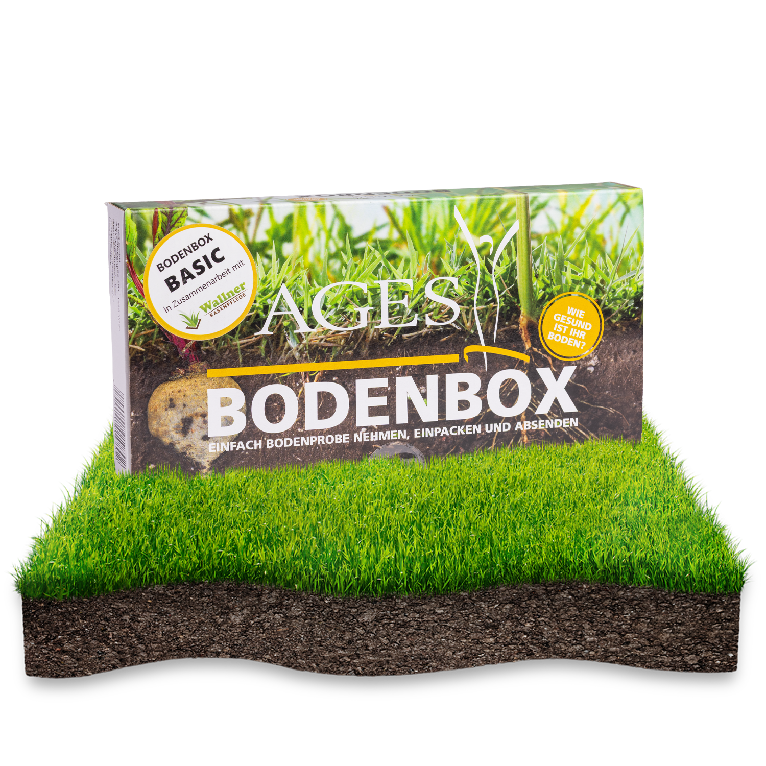AGES Bodenbox einfach Bodenprobe entnehmen, verpacken und versenden