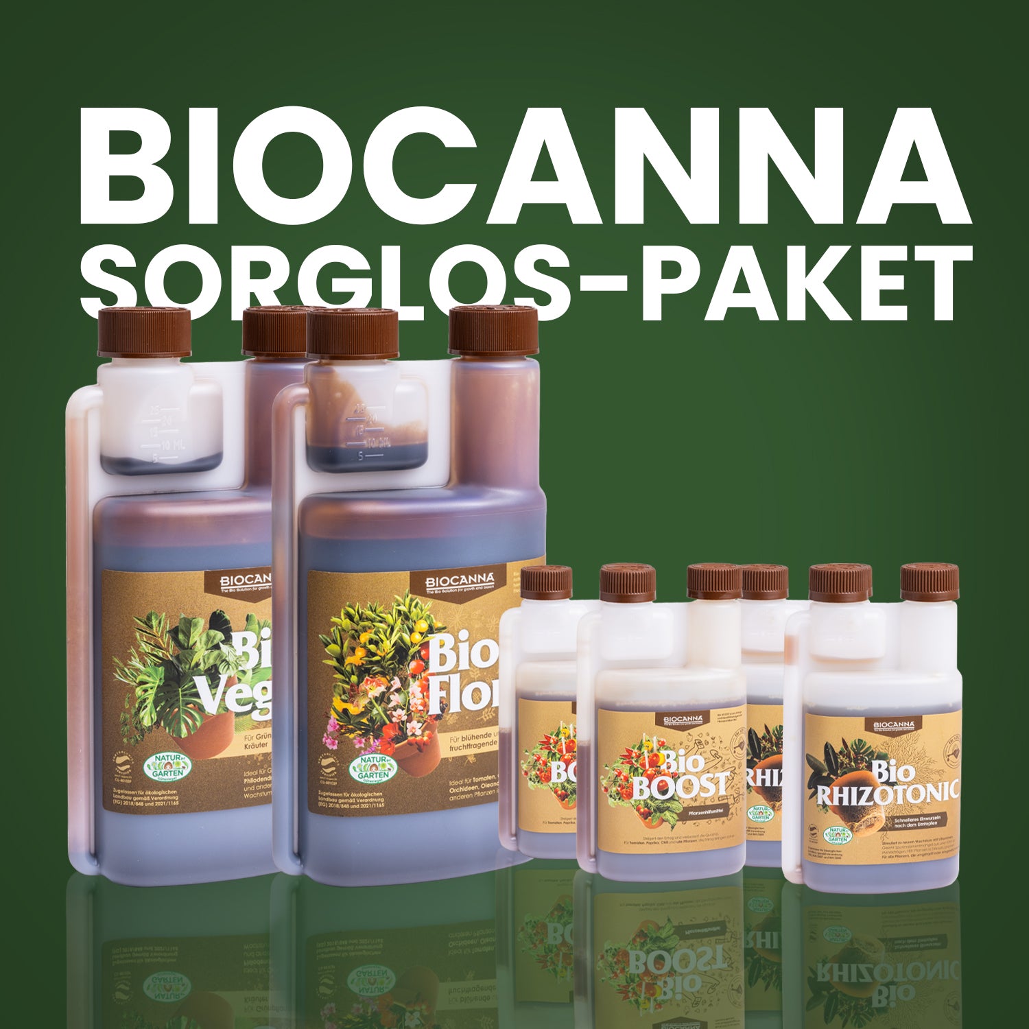BIOCANNA Sorglos-Paket – Komplettset organischer Dünger