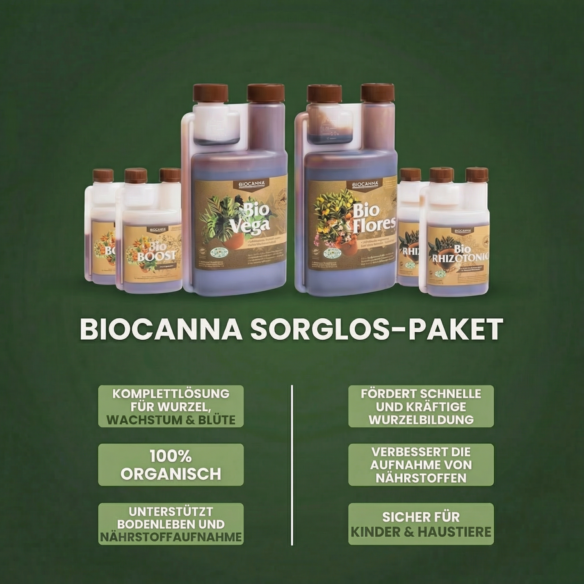 BIOCANNA Sorglos-Paket  - GRATIS Versand