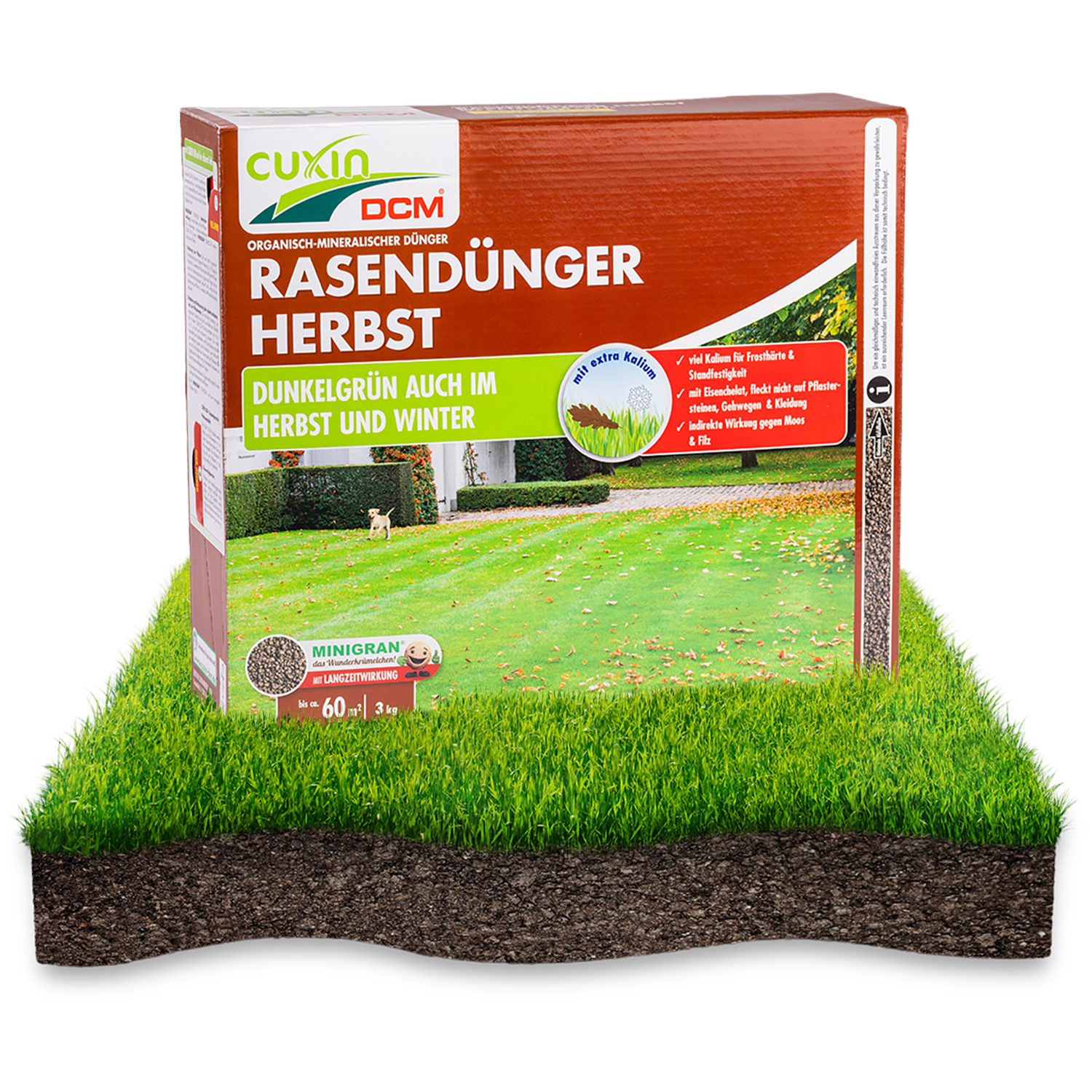 DCM Rasendünger Herbst 8-4-15 + 2MgO + 0,1 Fe-Chelat