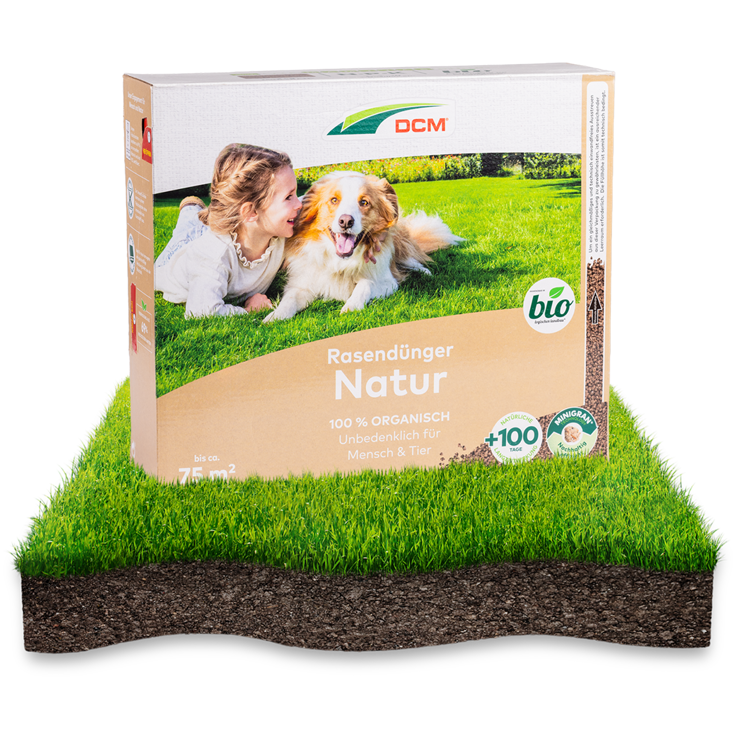 3kg DCM Rasendünger Natur unbedenklich für Tiere
