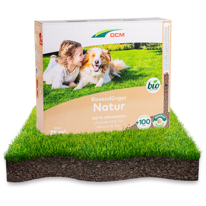 3kg DCM Rasendünger Natur unbedenklich für Tiere