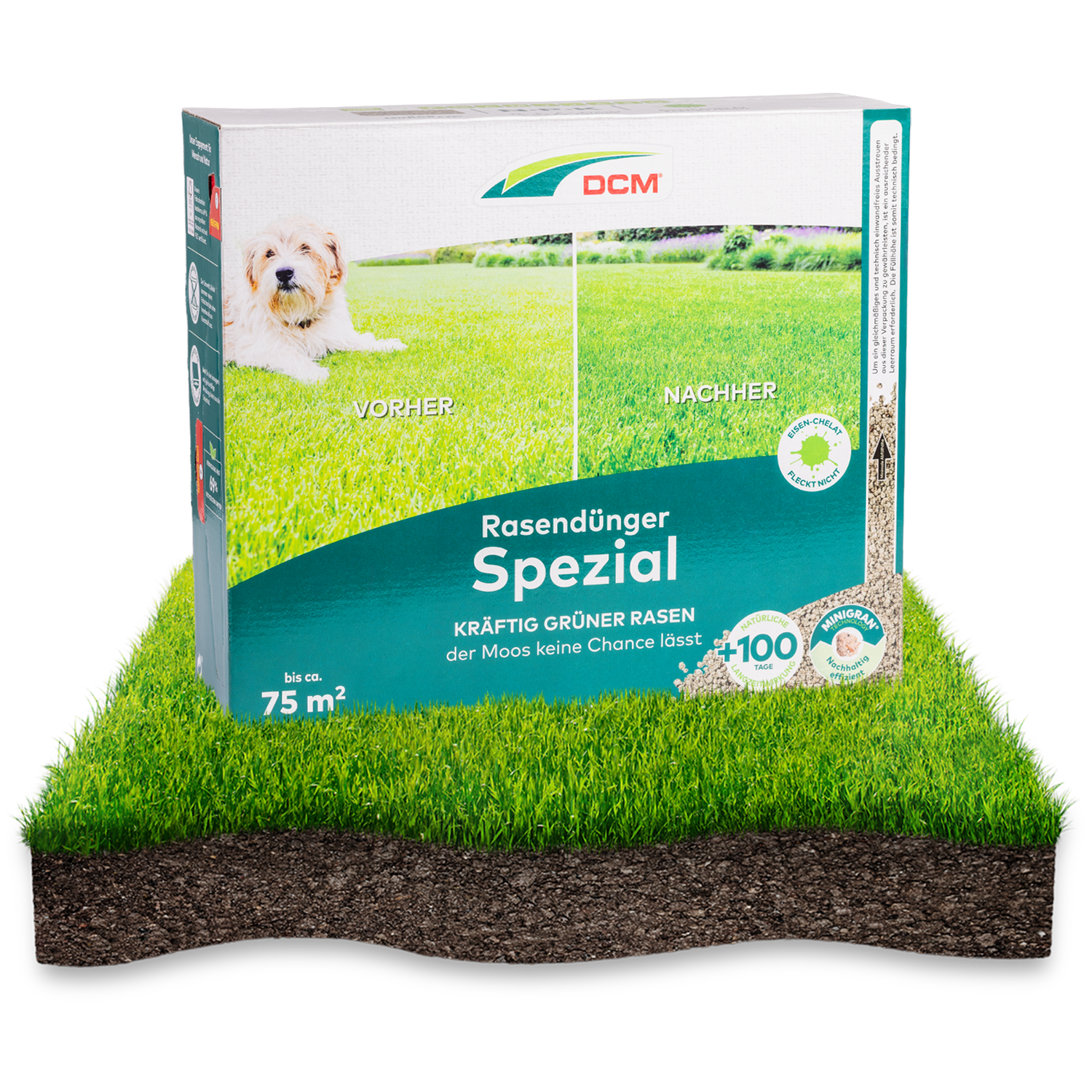 3kg Karton Rasendünger Spezial mit viel Stickstoff