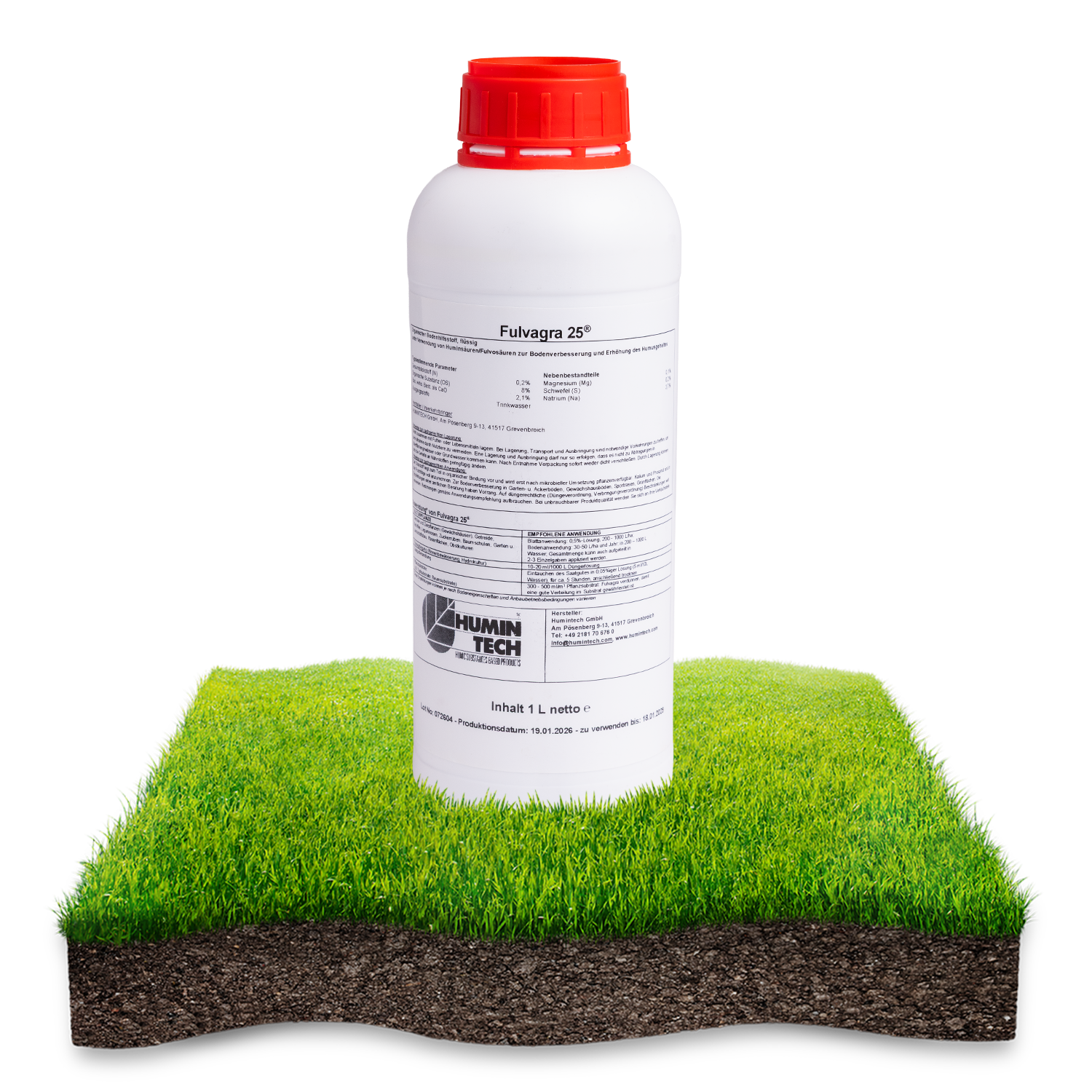 HuminTech Fulvagra 25 Flüssig - verbesserte Nährstoffaufnahme