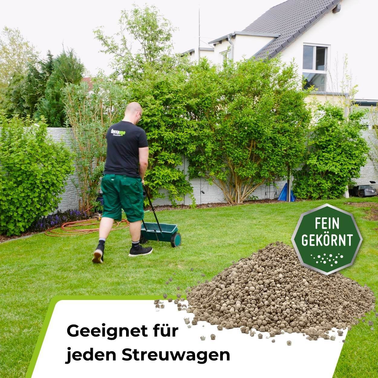 Rasendünger mit Unkrautvernichter TerraUno