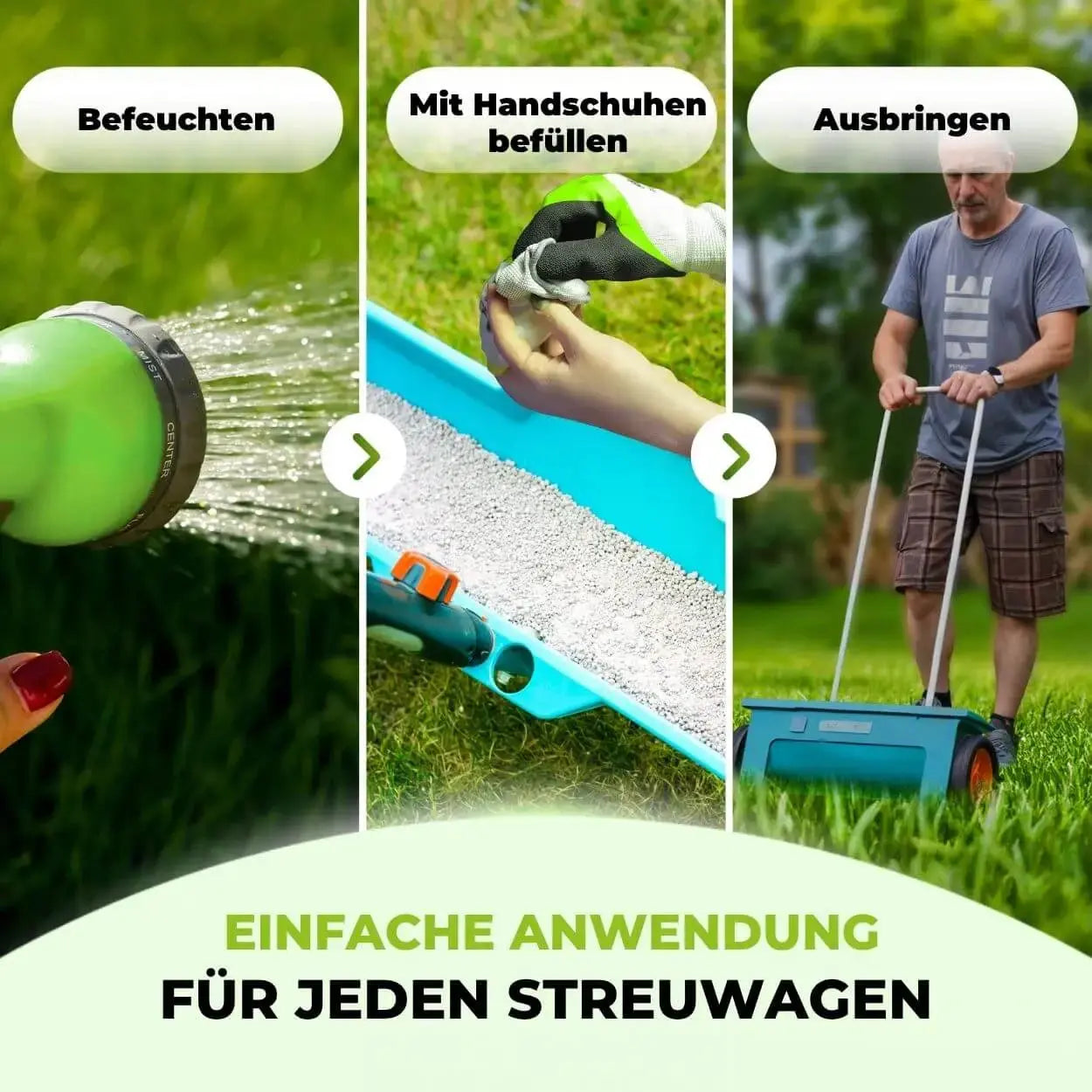 Rasendünger mit Unkrautvernichter TerraUno