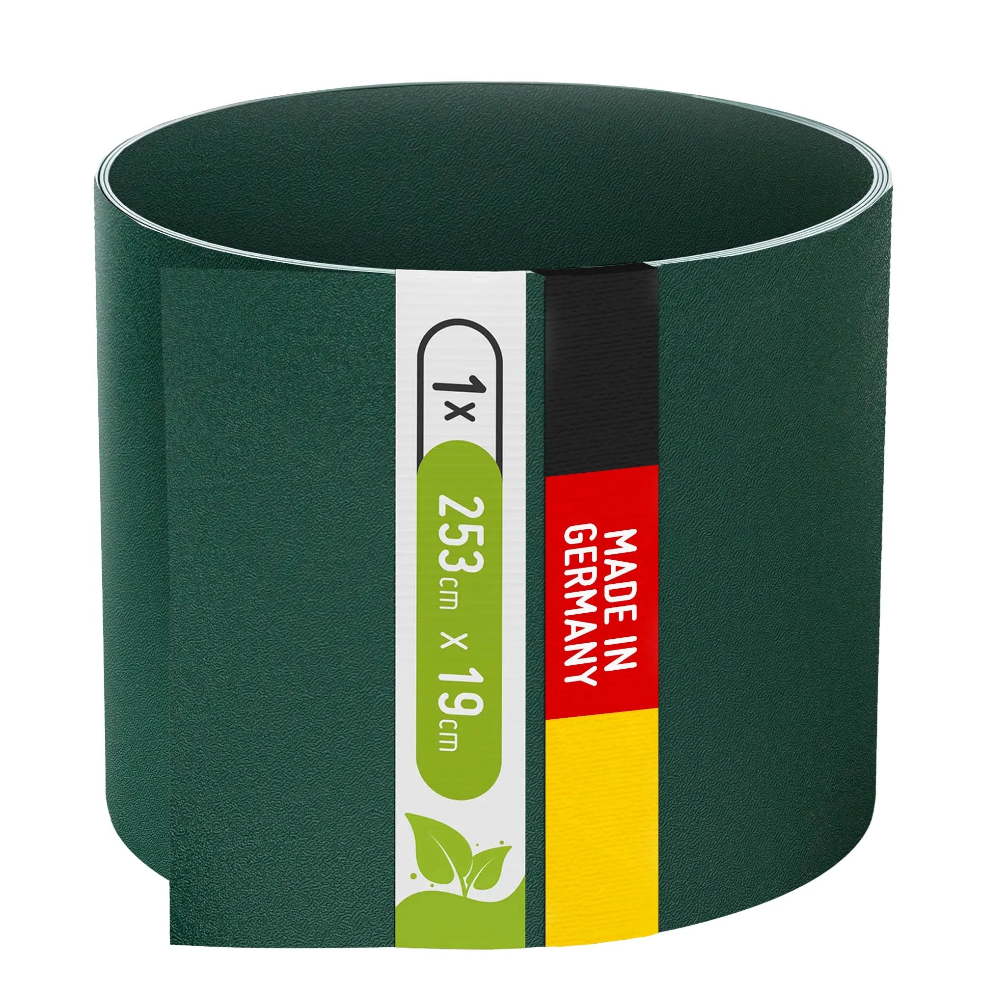 Sichtschutzstreifen | PP| Polypropylen | Lederoptik Moosgrün (RAL 6005) 1 Streifen TerraUno