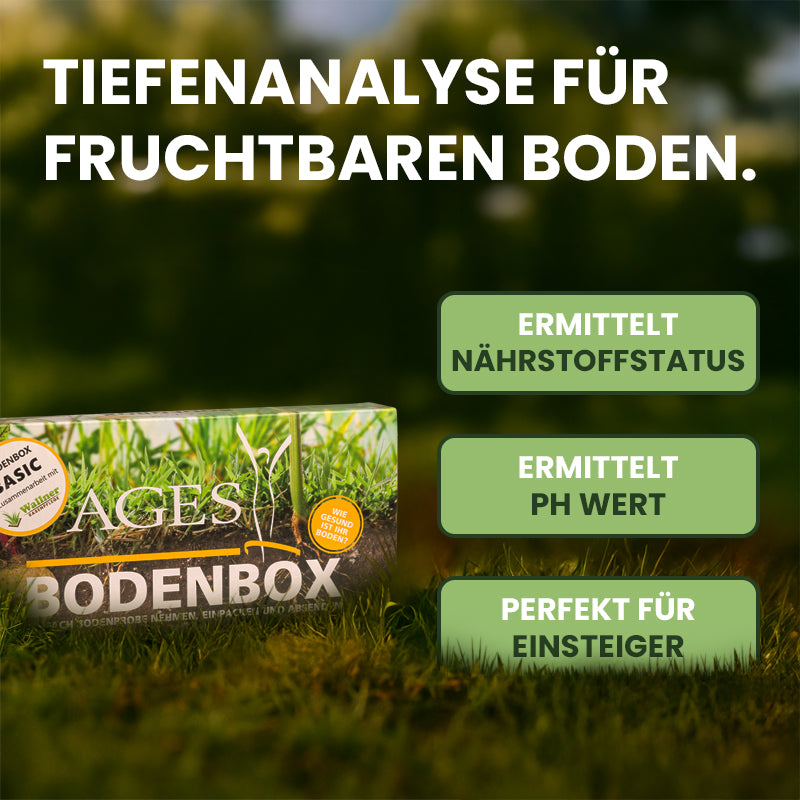 AGES Bodenprobe perfekt für Einsteiger