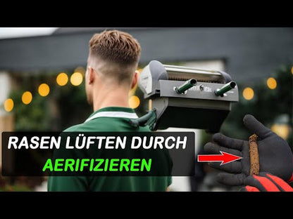 Rasenspecht Aerifizierer mit Auffangwanne 3x20mm